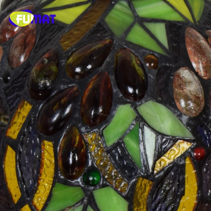 Подвеска в виде шнура FUMAT Тиффани барокко витражное стекло виноград Подсолнух