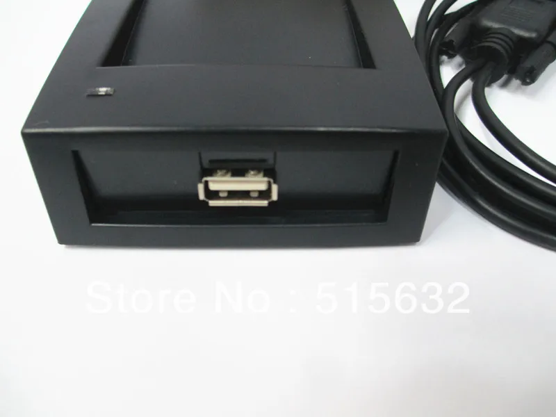 New RS232 Security Black USB RFID Proximity Sensor Smart ID Card Reader 125Khz EM |