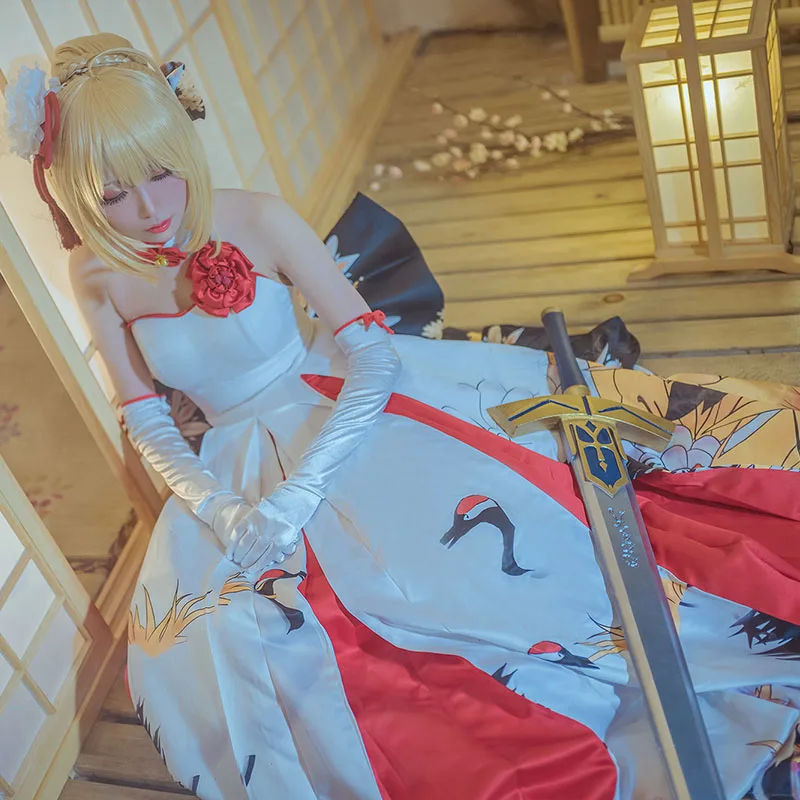 Liva/новейший Карнавальный костюм для девочек Fate Stay Night альтрия Pendragon Saber Arturia