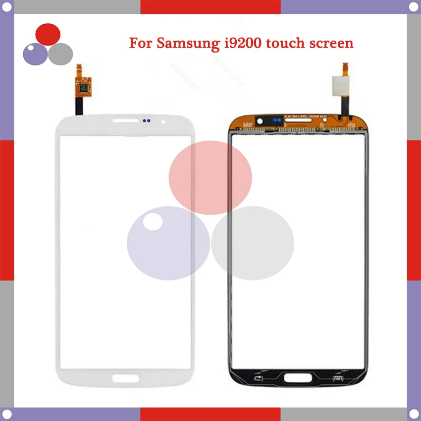 Высококачественная внешняя стеклянная панель сенсорного экрана для Samsung Galaxy Mega