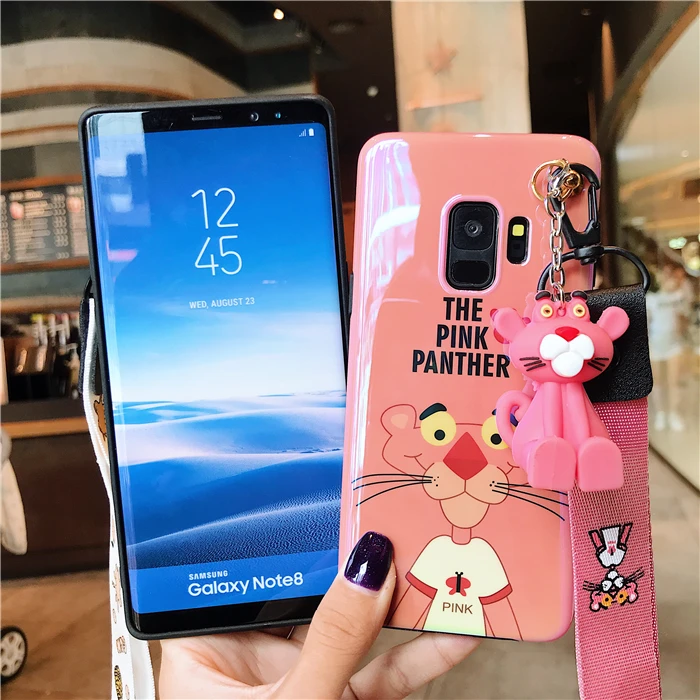 Милый мультяшный чехол Sam S9plus мягкая задняя крышка для samsung Galaxy S10 lite S8 S9 Note 9 note8 4