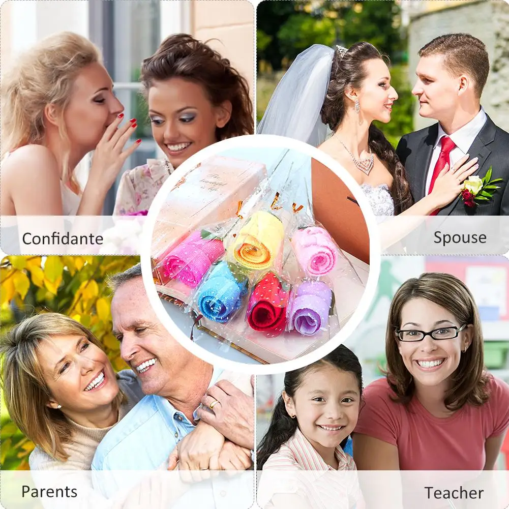 Полотенце в Форме Розы инновационное мини полотенце свадебные праздничные