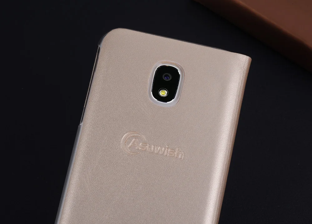 Чехол-раскладушка кожаный чехол для телефона для Samsung Galaxy J7 J5 J3 Pro J 5 7 3 SM J730F J530F J330F SM-J330F SM-J530F SM-J730F DS ЕС