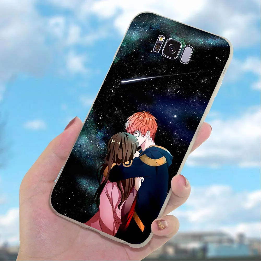 Мягкий TPU Мистик мессенджер чехол для телефона Samsung Galaxy S9 S10 Plus M10 M20 M30 S7 Edge S6 S8 S10e Note