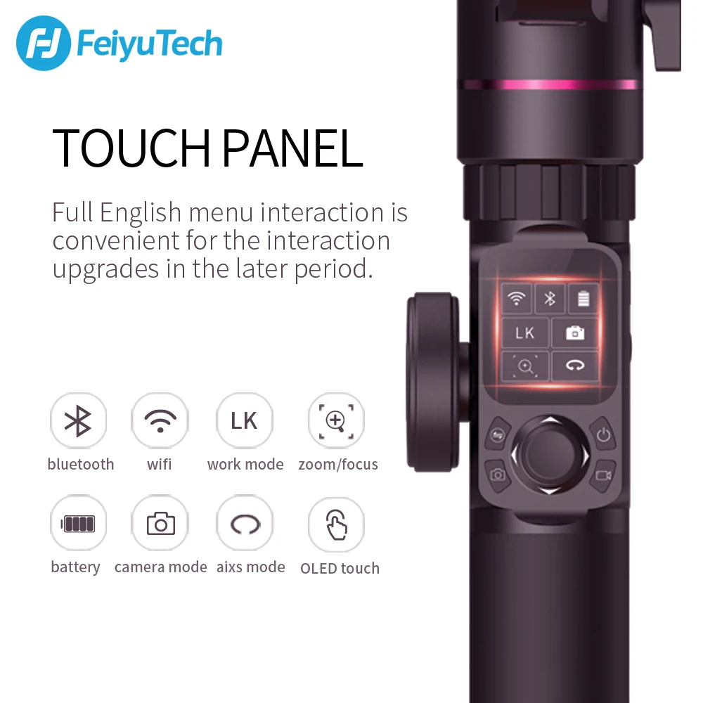 FeiyuTech AK2000 Стабилизатор камеры DSLR штатив Gimbal с Кольцо фокусировки для sony Canon 5D Panasonic GH5 Nikon 5D 2,8 кг полезной нагрузки
