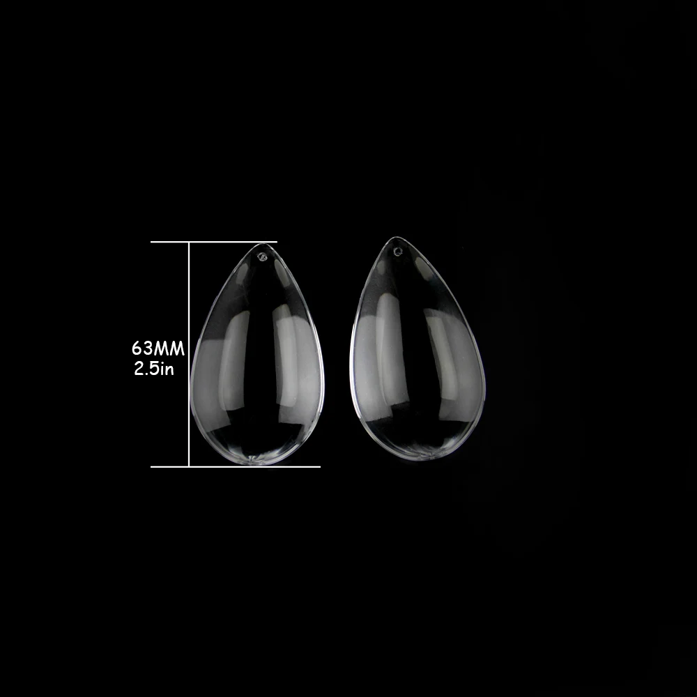 

10pcs/lot ,63mm water drop shape/tear drop, crystal curtain pendant for DIY curtain , chandelier parts