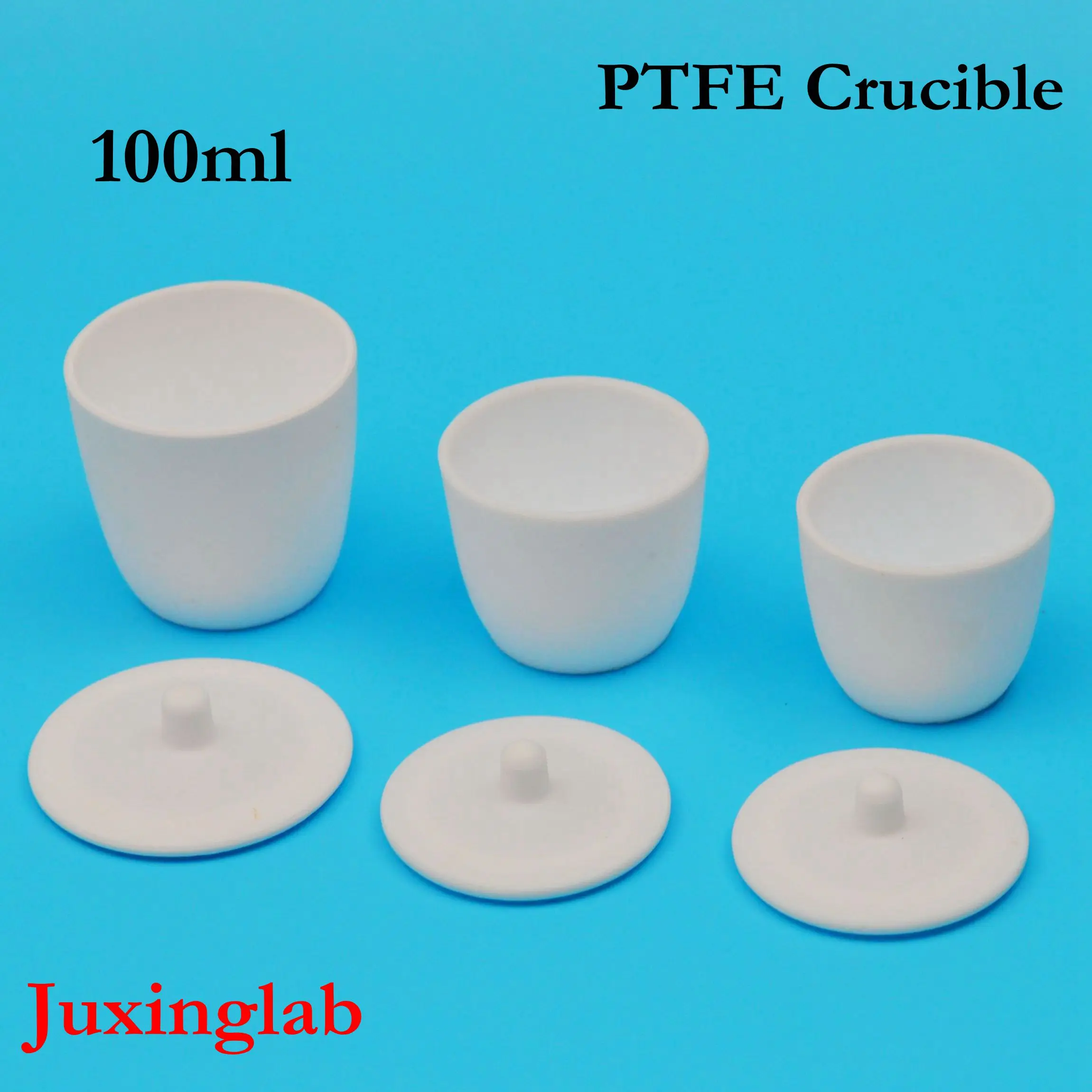 

laboratory 100ml PTFE crucible with cover PTFE Crucible 100ml