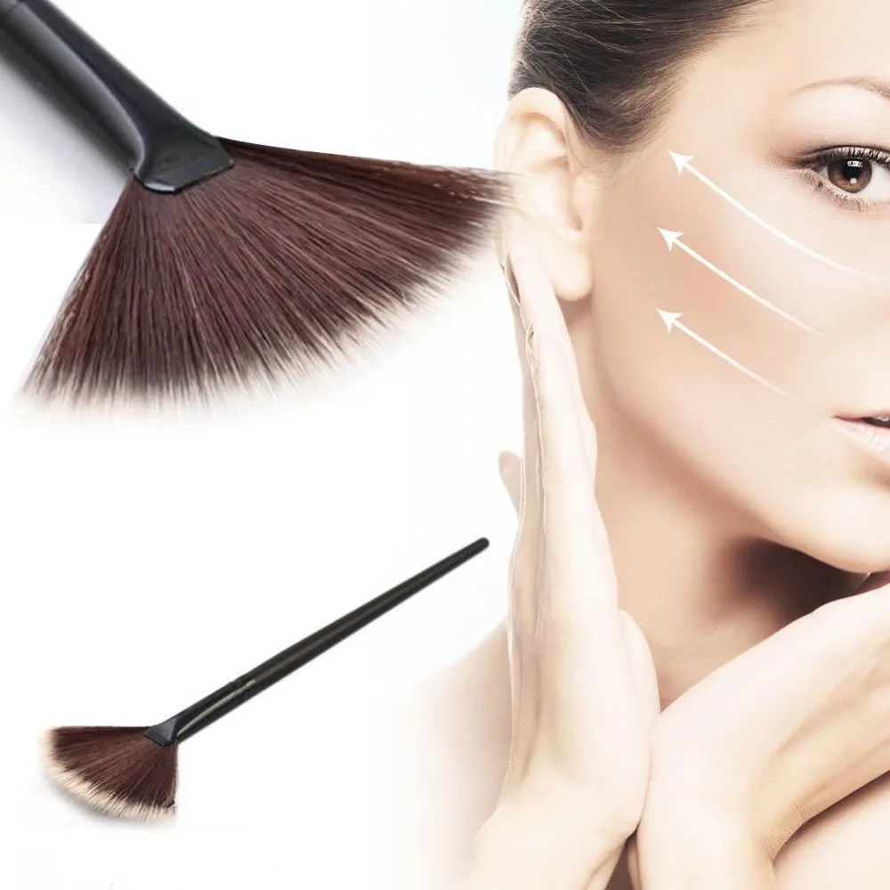 1 шт. Женская пудра для лица с большим веером|hair blush|cosmetic makeup brushesmakeup brushes |