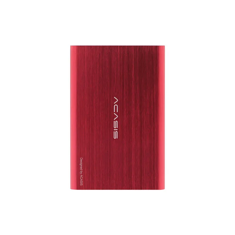 Red Acasis корпус для жесткого диска 2,5 дюймов Sata Usb 3,0 Ssd жесткий диск для подключения жесткого диска 1 ТБ 2 ТБ коробка для жесткого диска внешний корпус для жесткого диска Usb H - Цвет: Red