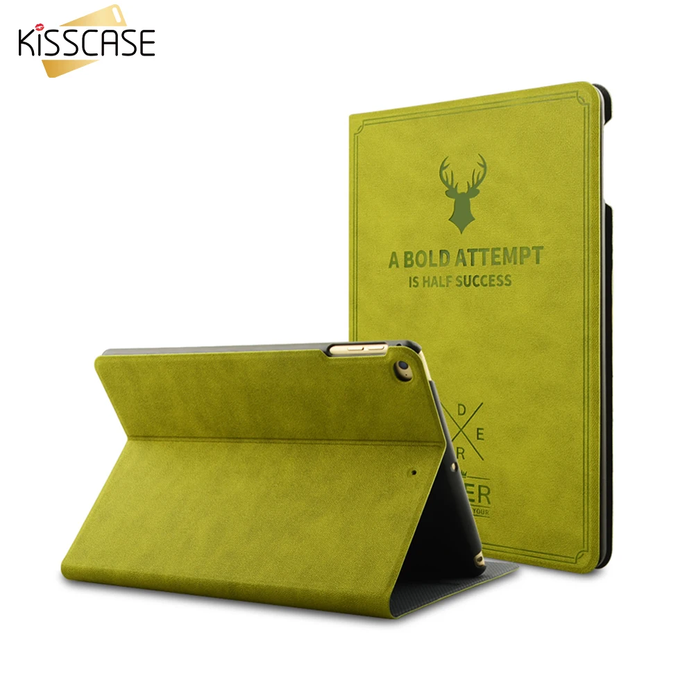 Чехол с изображением оленя KISSCASE Smart Wake Up для Ipad Mini 1 2 3 4 ультратонкий кожаный