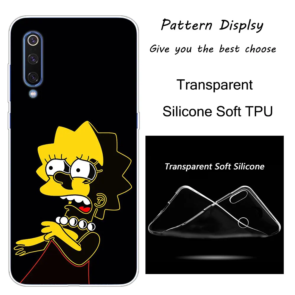 012 Горячая Симпсоны силиконовый чехол для Xiaomi Pocophone F1 9T 9 9SE 8 A2 Lite A1 A2 Mix3 Redmi K20 7A Note 4 4X5 6 7 Pro S2 крышка - Цвет: 012