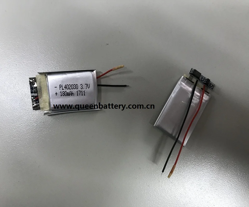 1S1P 402030 li-po lipo 3 7 v литий-полимерный аккумулятор 180mAh с pcb свинцовыми проводами