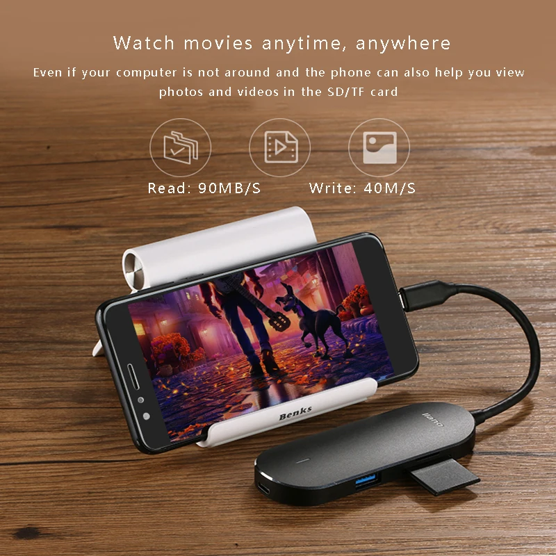 USB C док станция для мобильного телефона адаптер OTG samsung huawei Xiaomi концентратор HDMI