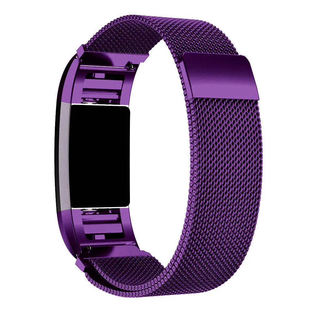 Миланские браслеты из нержавеющей стали для Fitbit Charge 2 сменный Браслет ремешок fitbit