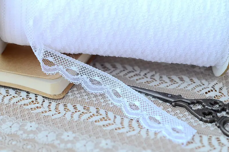 2019 hot sale Lace accessories white lace small 2 cm H0204 | Дом и сад