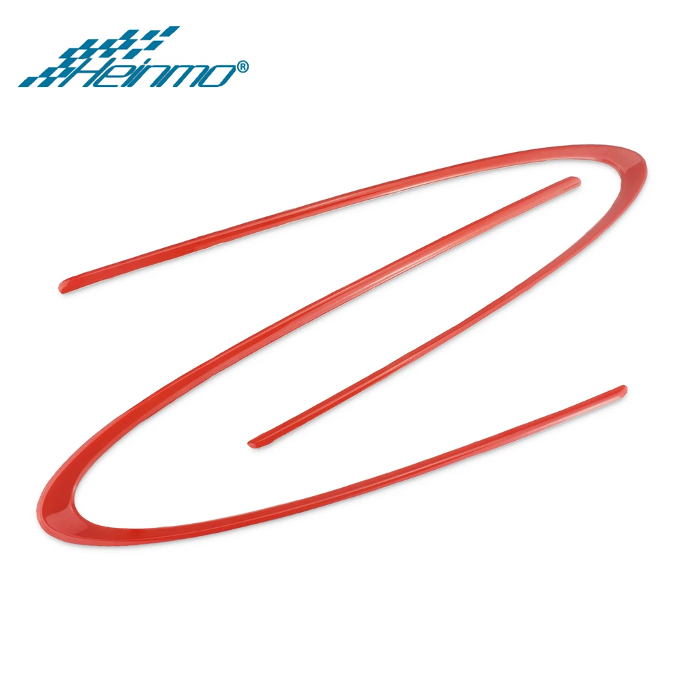 2PCS ForAudio Red Аксессуары для MINI Cooper Автомобильный декоративный стикер для интерьера чехол для MINI Clubman F54 Стайлинг для MINI Cooper F54 для MINI F54 - Название цвета: 2PCS ForAudio Red