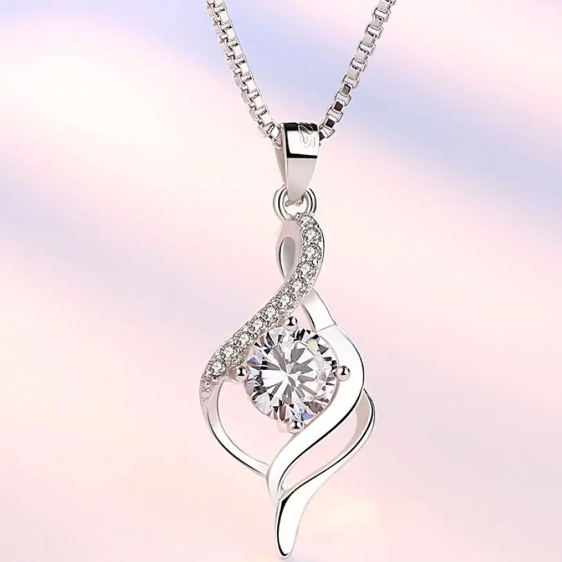 Fashion zircon feminine rotating ballet pendant necklace female models | Украшения и аксессуары
