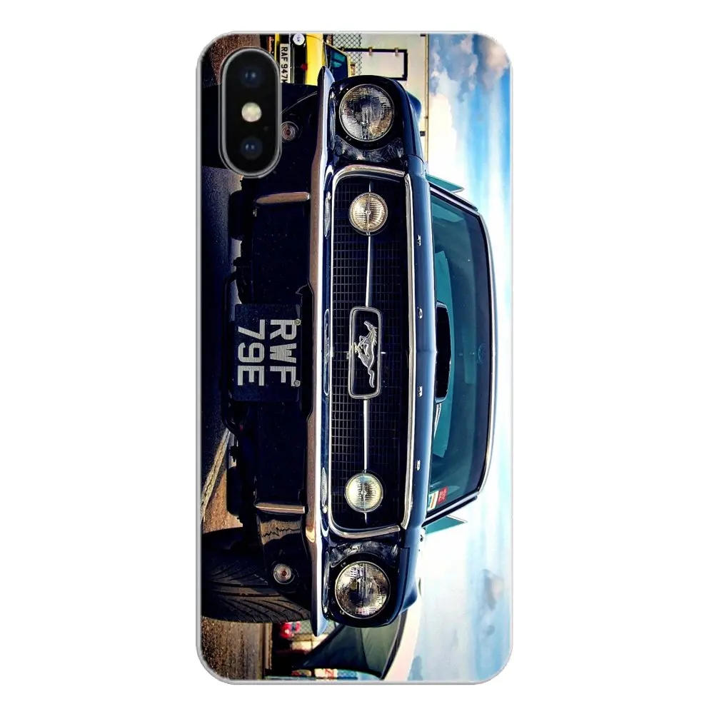 Чехол для мобильного телефона Huawei Honor 8 8C 8X 9 10 7A 7C Mate 20 Lite Pro P Smart Plus Ford Mustang 1966 Super Car 4K