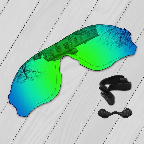 Green-Nose pads E.O.S поляризованные улучшенные Сменные линзы для солнцезащитных очков Oakley EVZero Path-несколько вариантов - Цвет линз: Green-Nose pads
