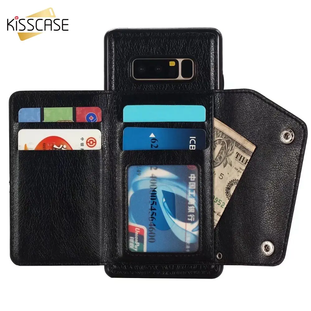 Чехол из искусственной кожи KISSCASE для Samsung Galaxy S9 S8 Plus S7 Edge Note 9 8 ретро чехлы