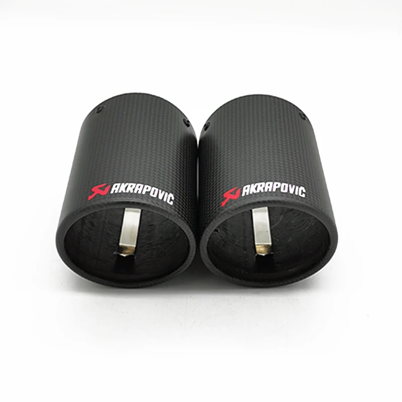 Akrapovic наконечник выхлопной трубы из углеродного волокна для Volkswagen Polo VW Golf 6 7 MK7 Jetta Mk6 Lavida Bora Scirocco 1,4 T