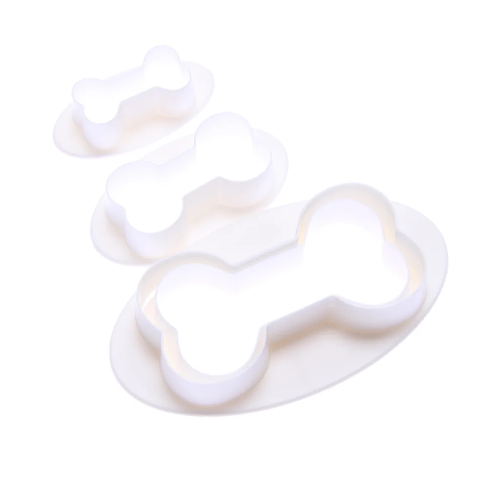 4 шт. собаке кость трафареты для нарезки печенья бисквит Фондант выпечка торта