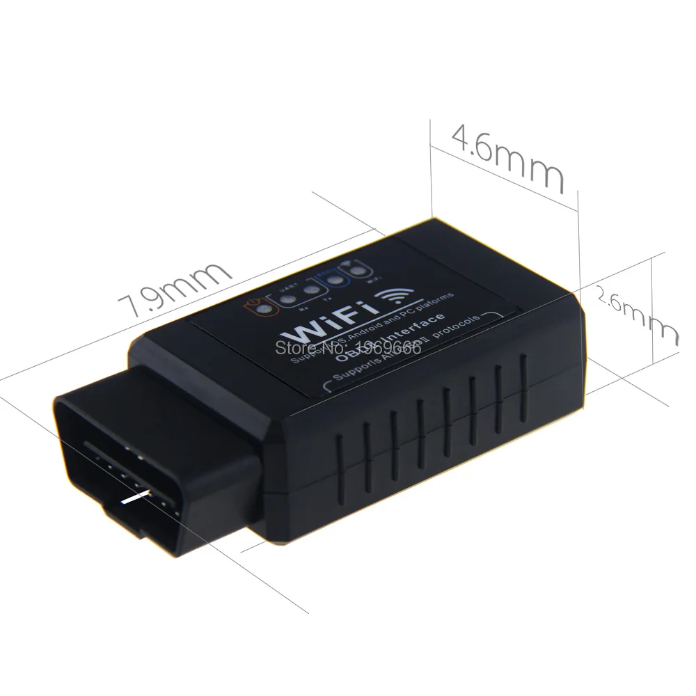 PIC18F25K80 ELM327 wifi V1.5 OBD2 автоматический считыватель кодов Wi-Fi ELM 327 для iPhone iOS Android OBDII Автомобильный диагностический сканер
