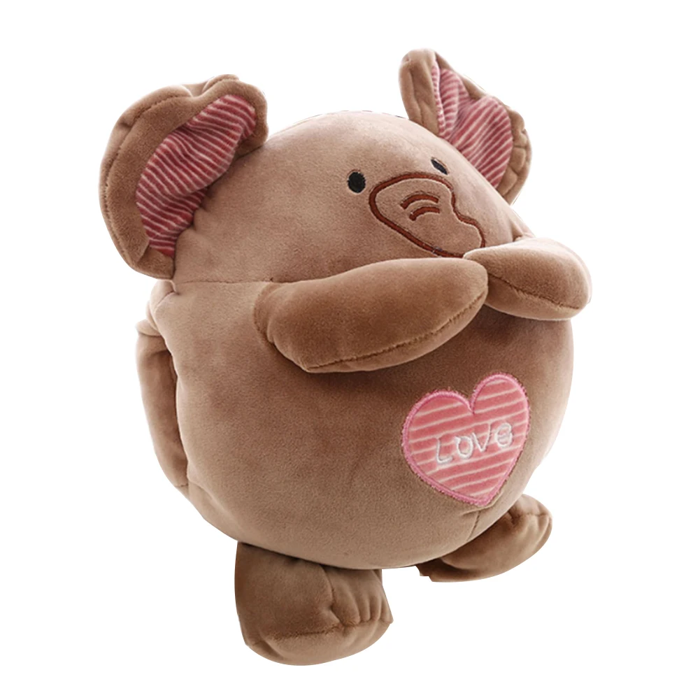 Мультфильм Пледы Подушки Детские с грелкой для рук дизайн милые плюшевые слон
