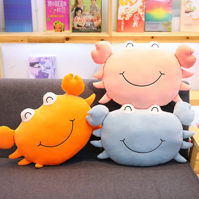 

1pc 45/60cm Creative Ocean Creatures Soft Plush Crab Pillows Dolls Cute Stuffed Simulative Cusion Toy Kids Girls Birthdays Gifts