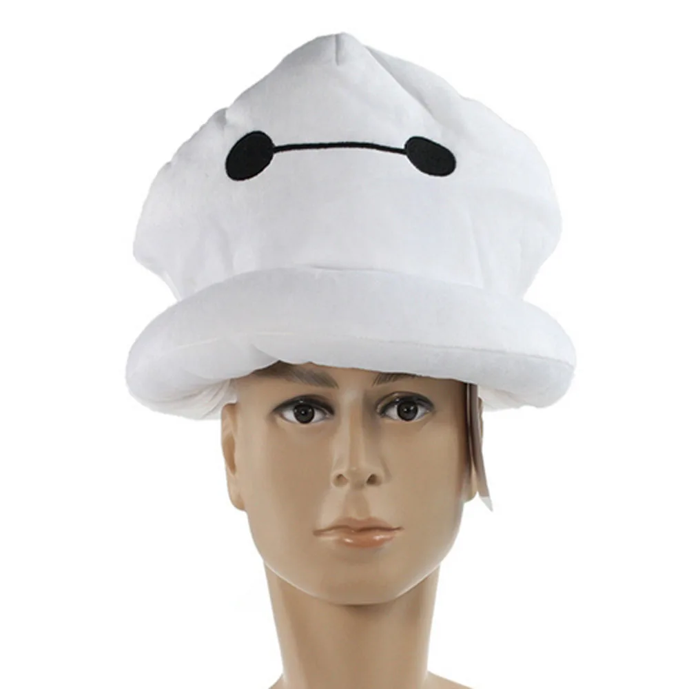 Мягкая теплая плюшевая шляпа для косплея с героями мультфильмов Big Hero 6 Baymax|cap