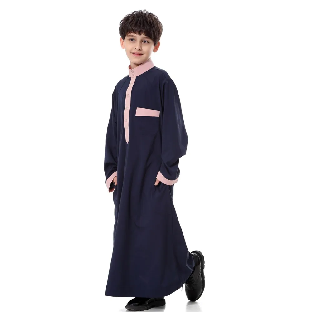 Мусульмане арабы мальчик Мужская Тауб Thawb Кафтан Исламская одежда Саудовская