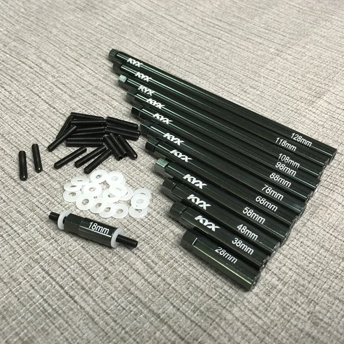 1 шт. SCX10 CC01 RC01 M3 Тяговый стержень 28-128 мм сервоприцепное звено комплект для