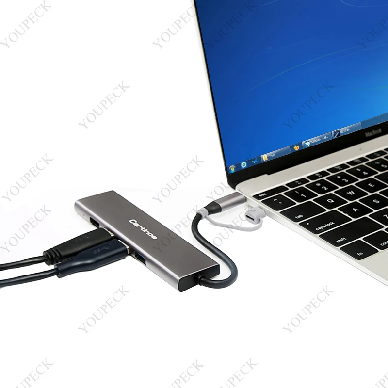 Cartinoe USB 3 0 Тип C для MacBook хаб Thunderbolt High Скорость передачи Pro 2016 адаптер концентратор |