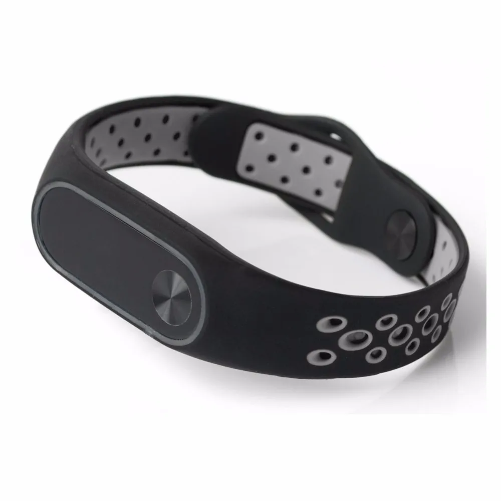 Гибкий силиконовый ремешок дышащий Браслет замена Smart Band аксессуары для Mi 2
