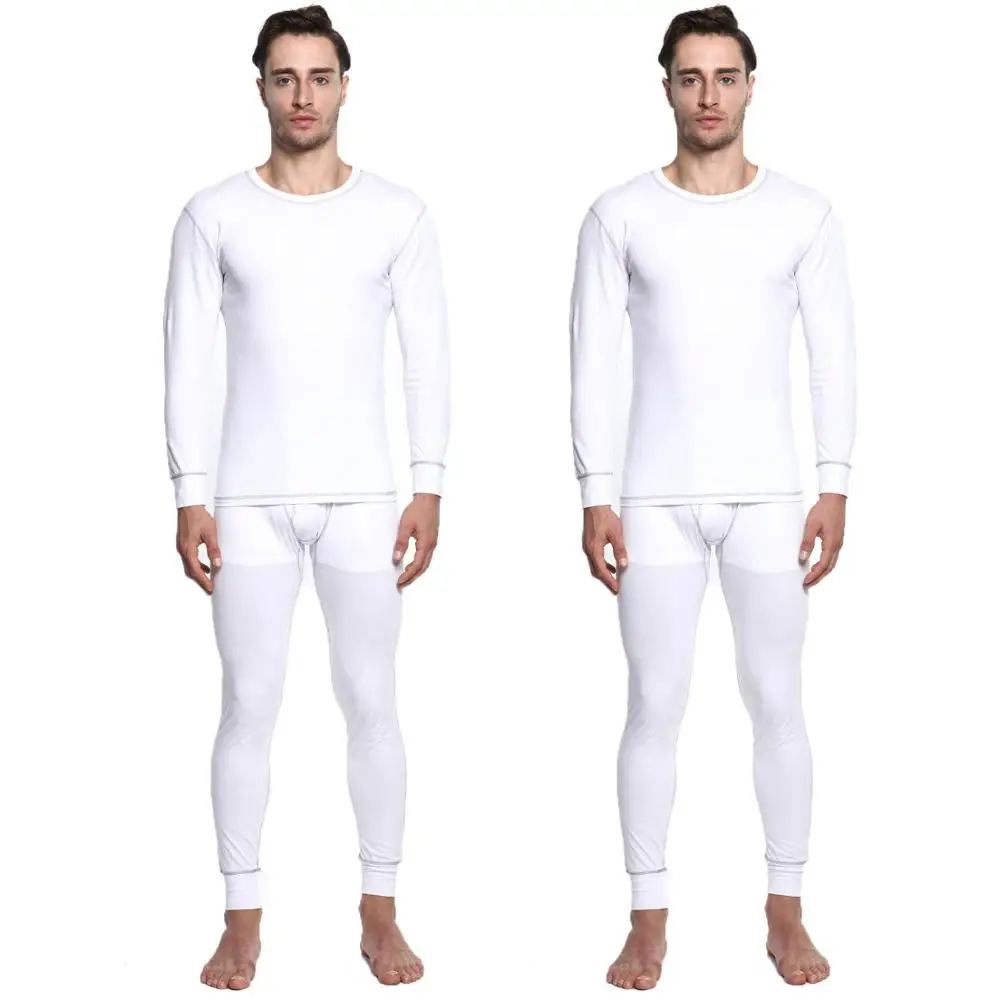 2 Sets 2257 White 2 компл./лот Термальность Для мужчин нижнее белье новое качество Для мужчин Сжатие Термальность нижнее белье Для Мужчин's Фитнес зимние Термальность нижнее белье подштанники - Цвет: 2 Sets 2257 White