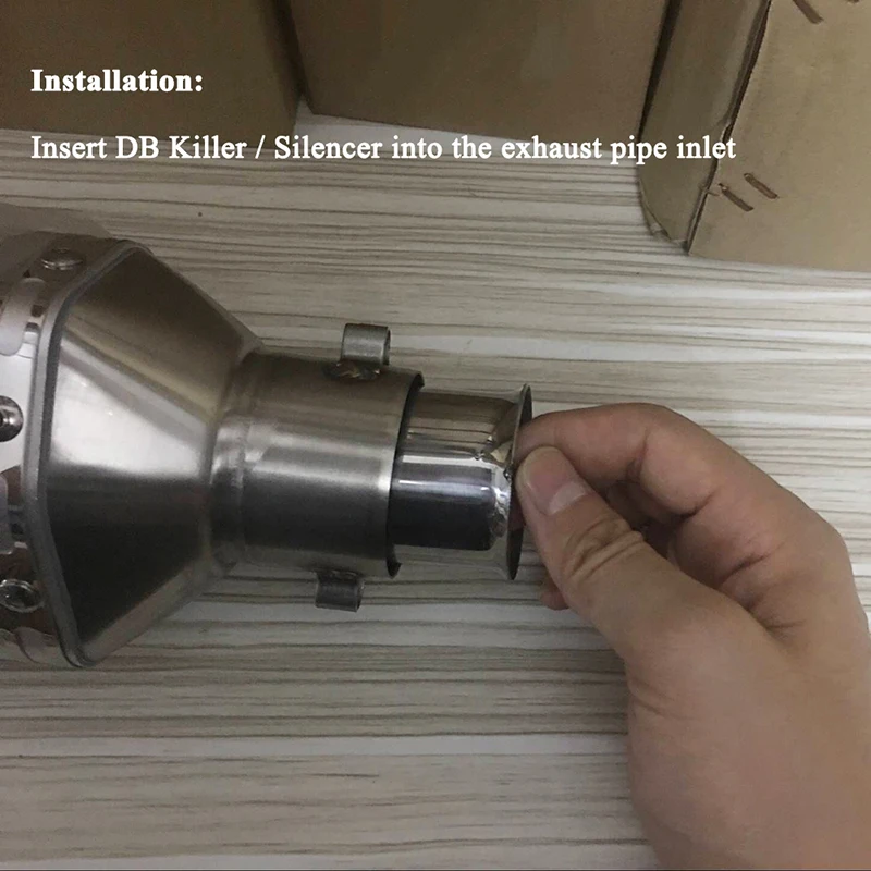 Универсальный глушитель выхлопной трубы мотоцикла DB Killer из нержавеющей стали 51