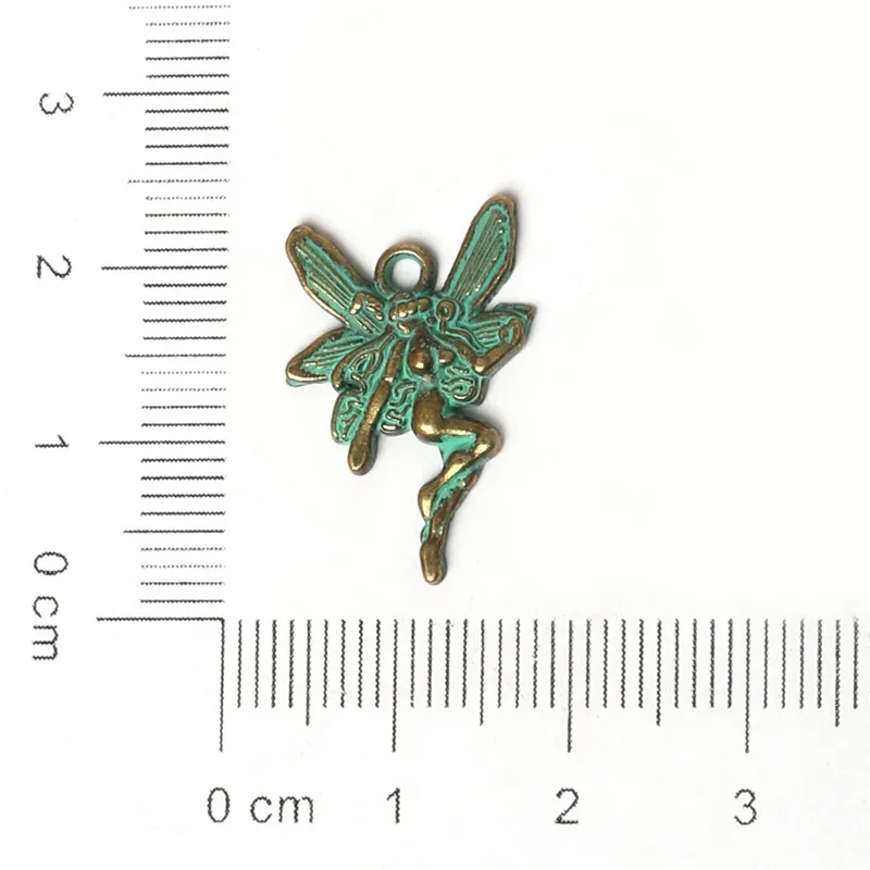 15x21mm 20pcs Цинковый сплав ярь-Медянка, патина покрытием Винтаж гитары музыкальная нота подвеска в виде Луны для Цепочки и ожерелья DIY ювелирных изделий - Окраска металла: 15x21mm 20pcs