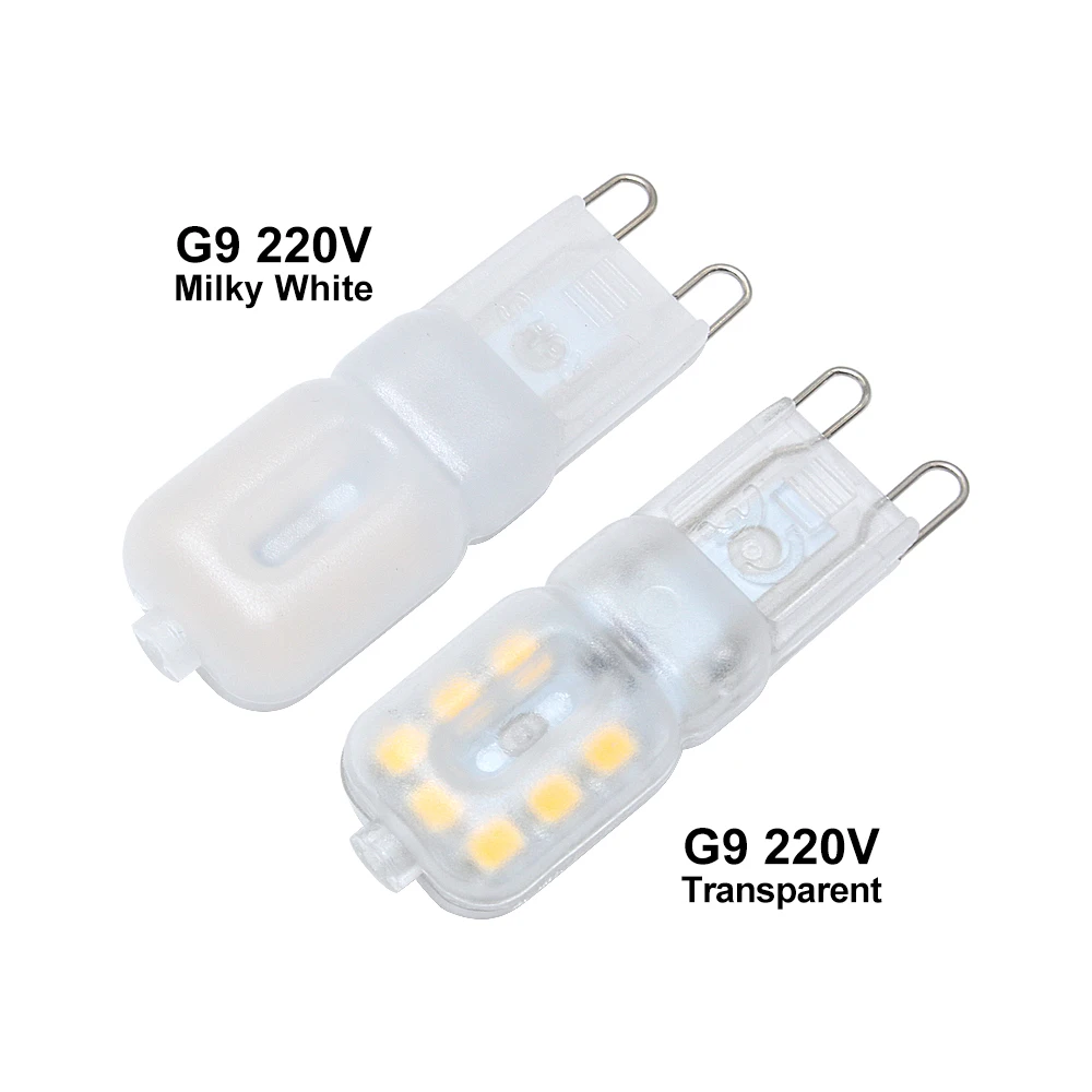 10 шт. светодиодная лампа ANBLUB Mini G4 G9 переменный/постоянный ток 12 В 2835 SMD светодиодов