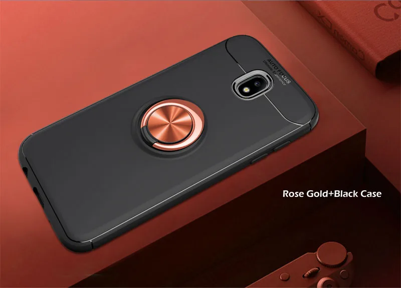 Rose black Чехол для samsung Galaxy J5 J7 Pro, кольцо на палец, держатель для телефона, задняя крышка для samsung J2 Prime J2 J3 J5 J1 Ace чехол - Цвет: Rose black
