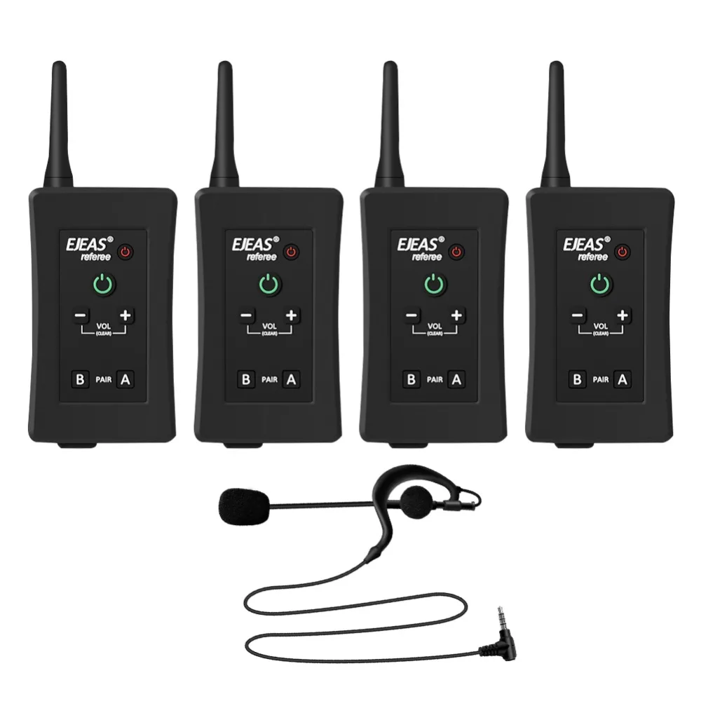 4PCE FBIM футбол гандбол рефери коммуникатор беспроводной Bluetooth домофон гарнитура