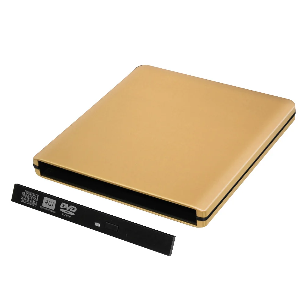 Новое поступление цветной внешний DVD чехол с USB 3 0 на 12 7 мм SATA Корпус для CD RW без