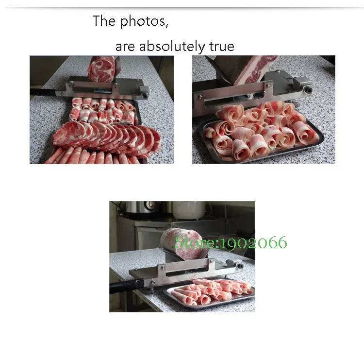 Ручная ломтерезка для мяса баранины/говядины/измельчитель для овощей мяса блок нарезки машина мясорубка