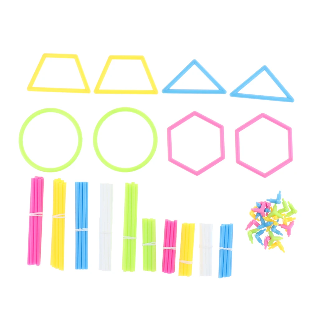 3D геометрический Строительный набор с коробкой для детской фотографий|Юный