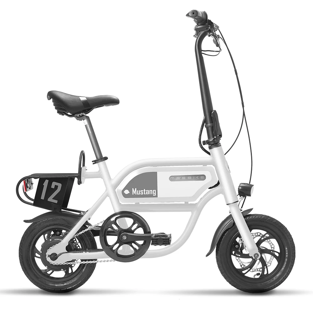 MSEBIKE 12 ''складной электрический велосипед 250 Вт Мотор 36В 7ah/13Ah литиевая батарея