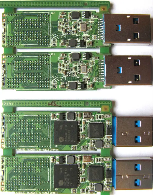 SM2246XT UFD USB3.0 PCBA комплекты печатных плат BGA132/152/136 с двойными прокладками