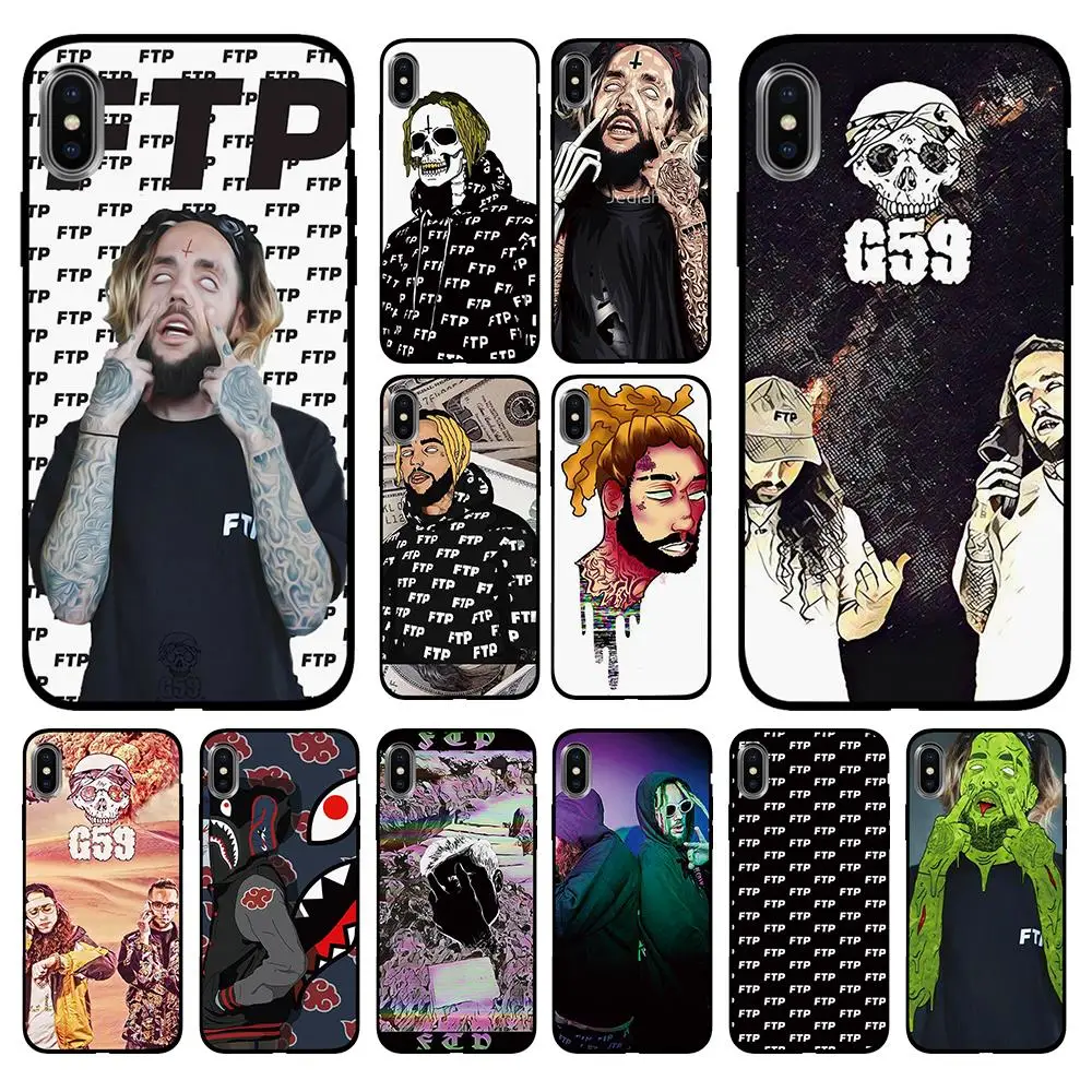 Uicideboy $ suicideboys FTP Мягкий ТПУ чехол для Apple iPhone 6 6S 7 8 Plus 5 5S SE X XS MAX XR силиконовые