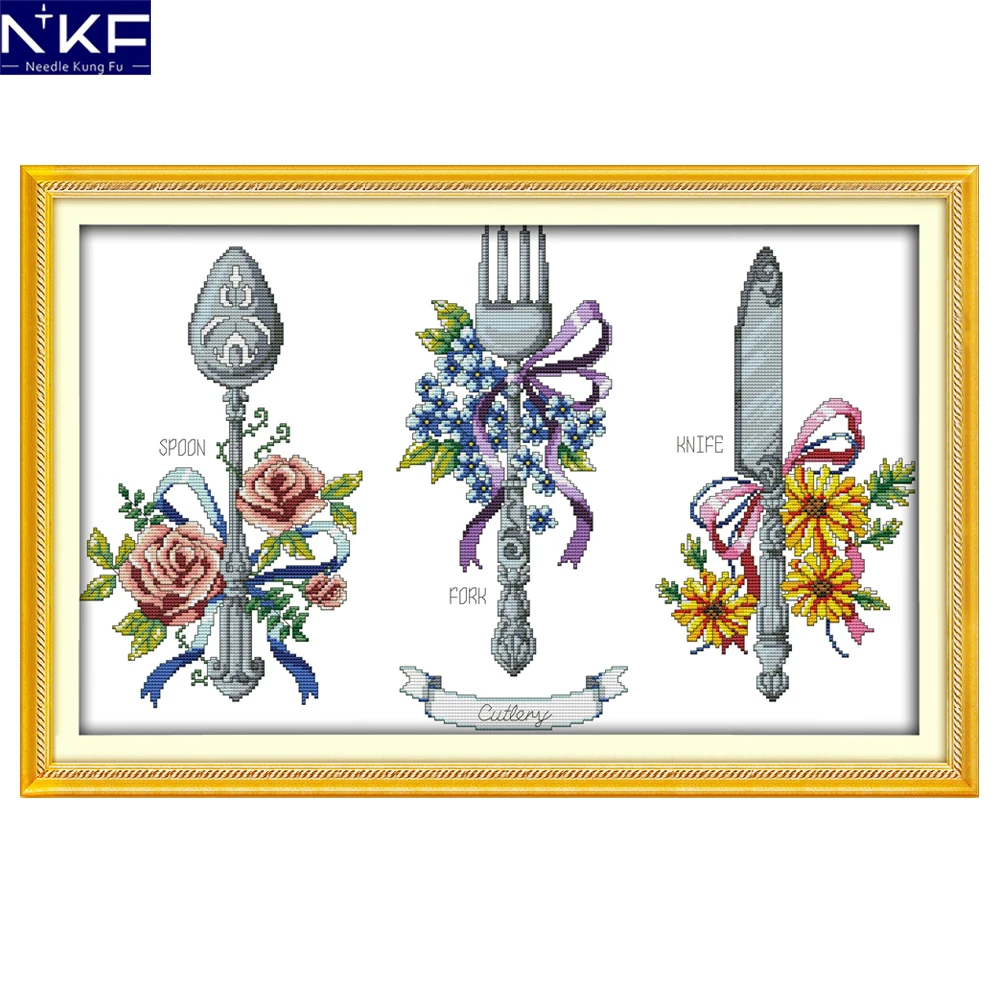 

Набор для вышивки крестиком NKF, китайские наборы для вышивки крестиком, 11CT, 14CT