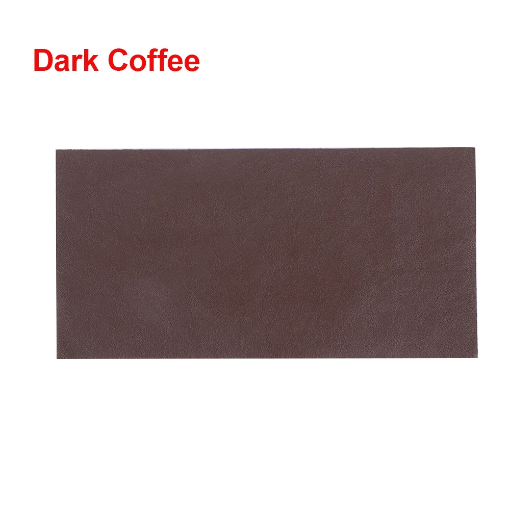 dark coffee 10x20 см диван ремонт кожа самоклеющиеся нашивки ткань наклейки-заплатки наклеиваются без глажки ремонт модные нашивки - Цвет: dark coffee