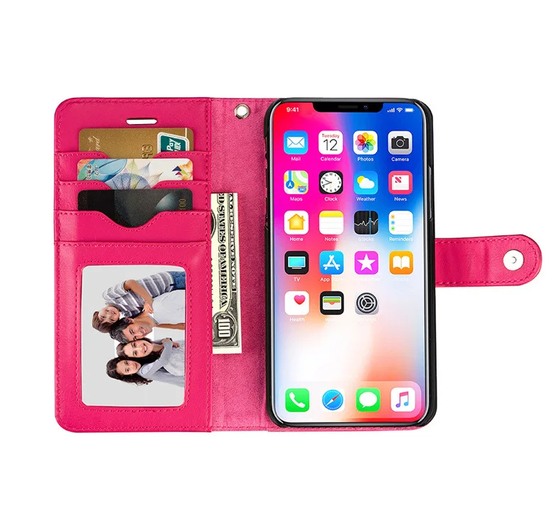 Blue Business Luxury Case for Samsung S8 Plus Cover 2 IN 1 Detachable Leather with Card Stand Phone | Мобильные телефоны и