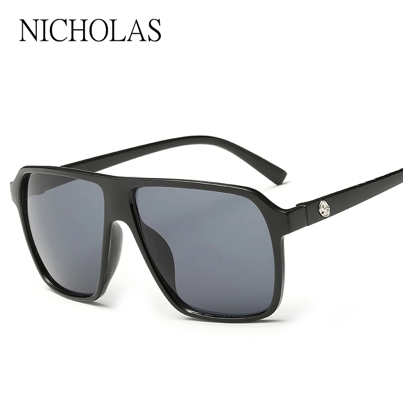 Модные мужские и женские солнцезащитные очки зеркальные фотохромные большие для